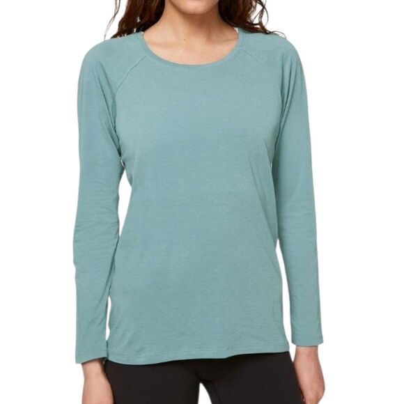 lululemon athletica Tops - Lululemon Emerald Long Sleeve - Aquatic Green